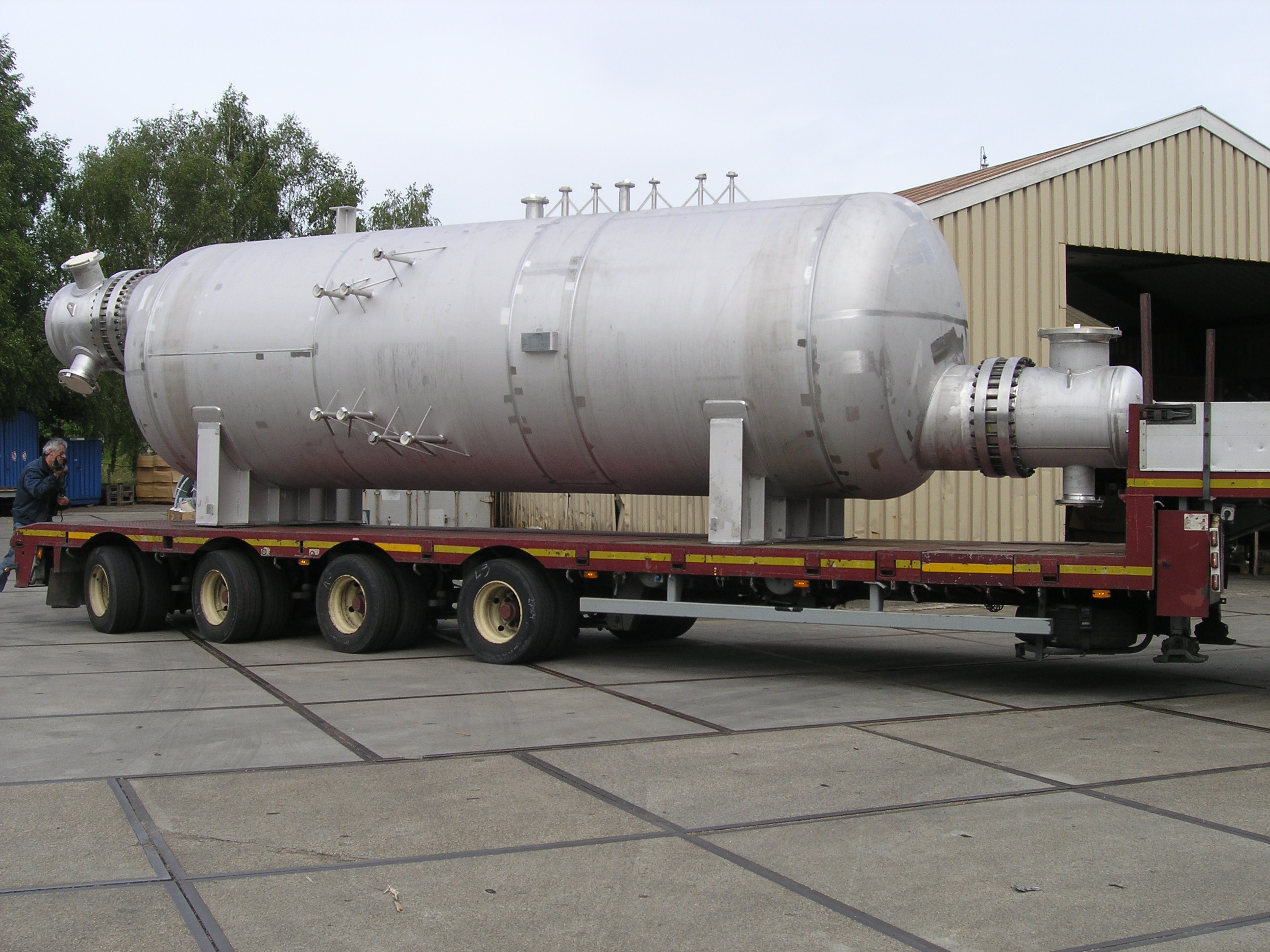 Intermediate Fluid Vaporizer cryogenic Bronswerk Heat Transfer